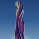 Illustration for article titled Dynamic Tower Skyscraper: Every Floor Self-Rotates, Powered by Wind and Sun